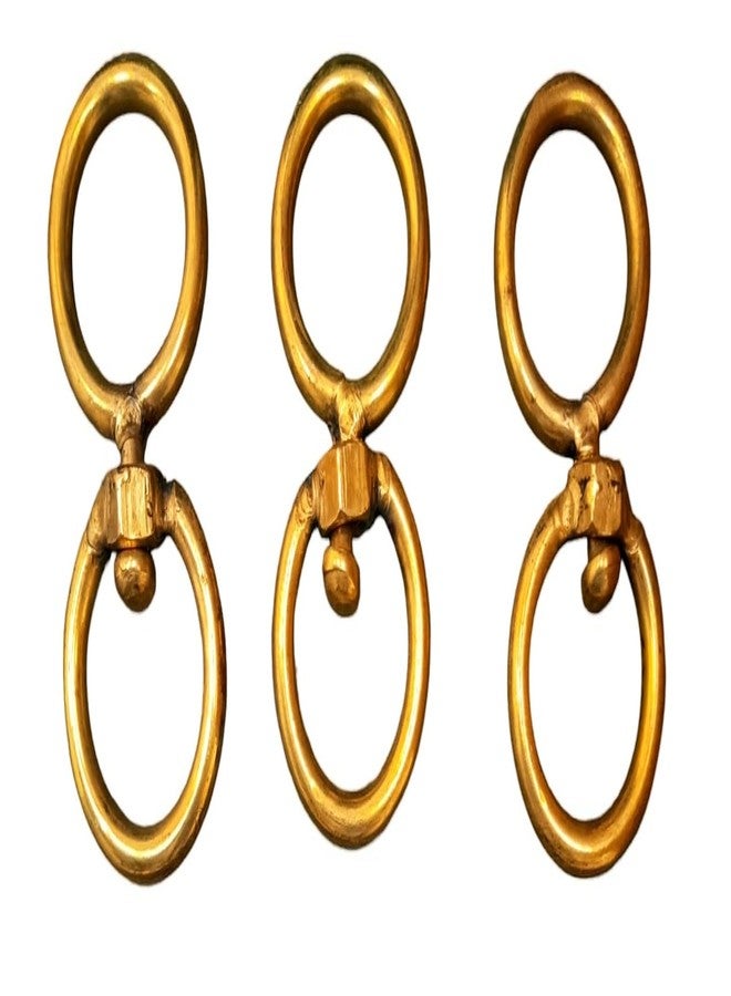 ADILAID Bhawar Kadi Golden Colour for Goat,Sheep,Dog,Cat Rope or Cattles Tying Rope 360 Degree Rotation for Animal Use (Pack of 3) - Image 1